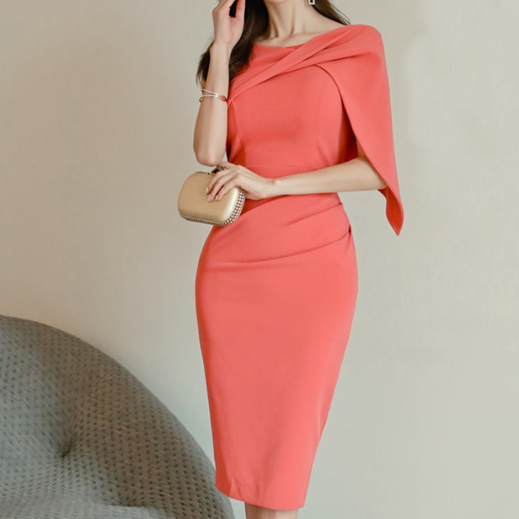 Elegant Bodycon Midi Dress – Slim Fit Chic