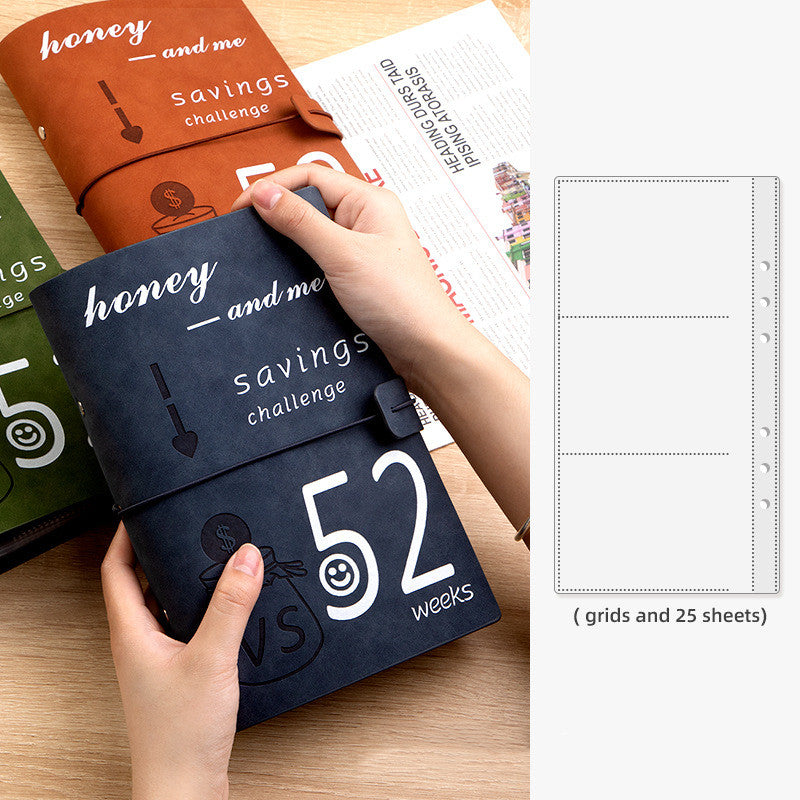 52 Weeks Couple Challenge Saving Journal Book