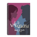 Wife Husband Back Forth Journal Notebook