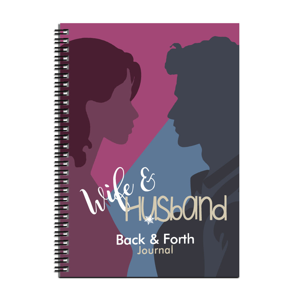 Wife Husband Back Forth Journal Notebook