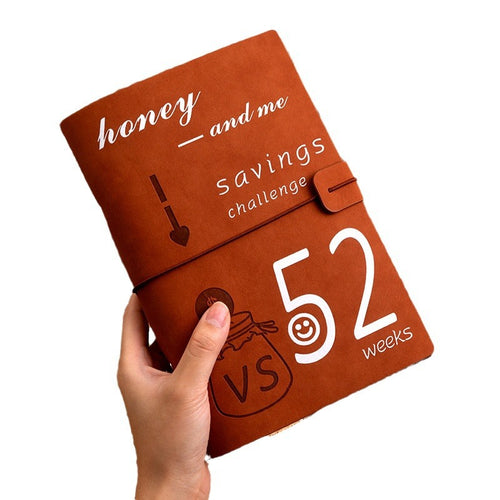 52 Weeks Couple Challenge Saving Journal Book