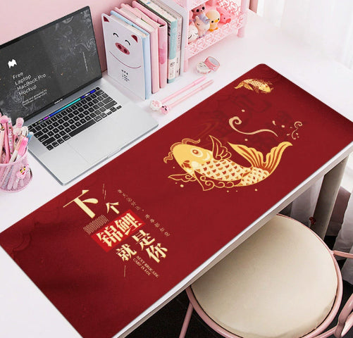 Extra-large Stain-resistant Mouse Pad With Motivational Quotes