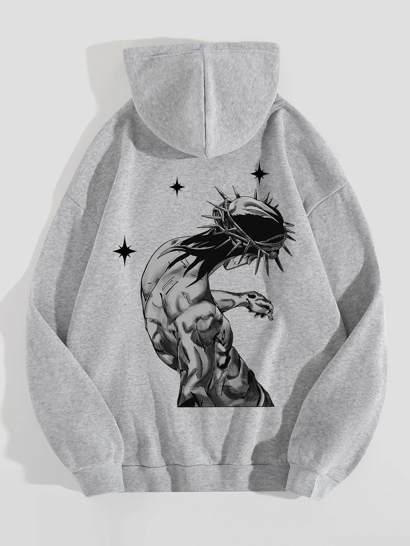 Women's Fashion Casual Letter Jesus Print Hoodie