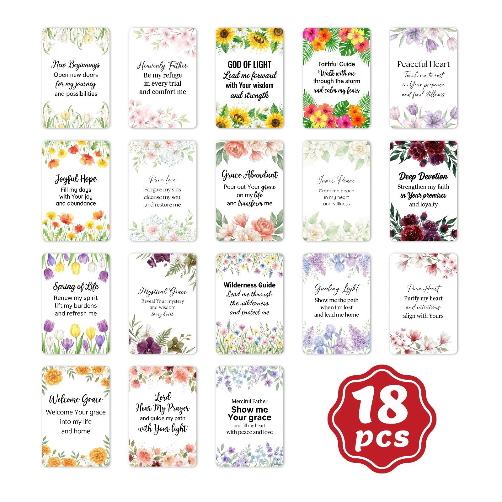 Flower Inspirational Quotes  Gift Decorations Greeting Cards