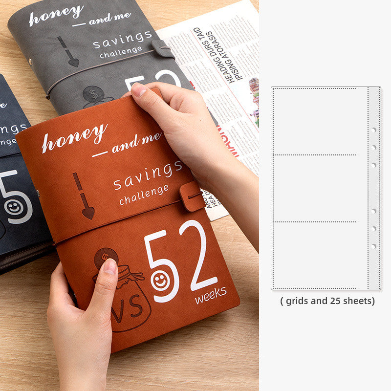 52 Weeks Couple Challenge Saving Journal Book