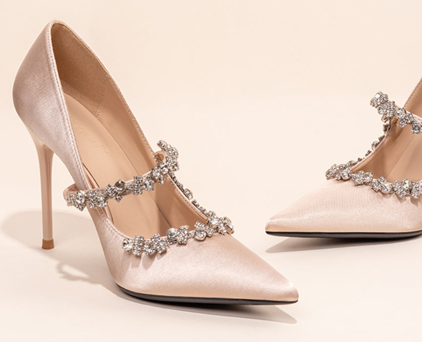 Dopamine Elegant Super Soft Dress High Heels