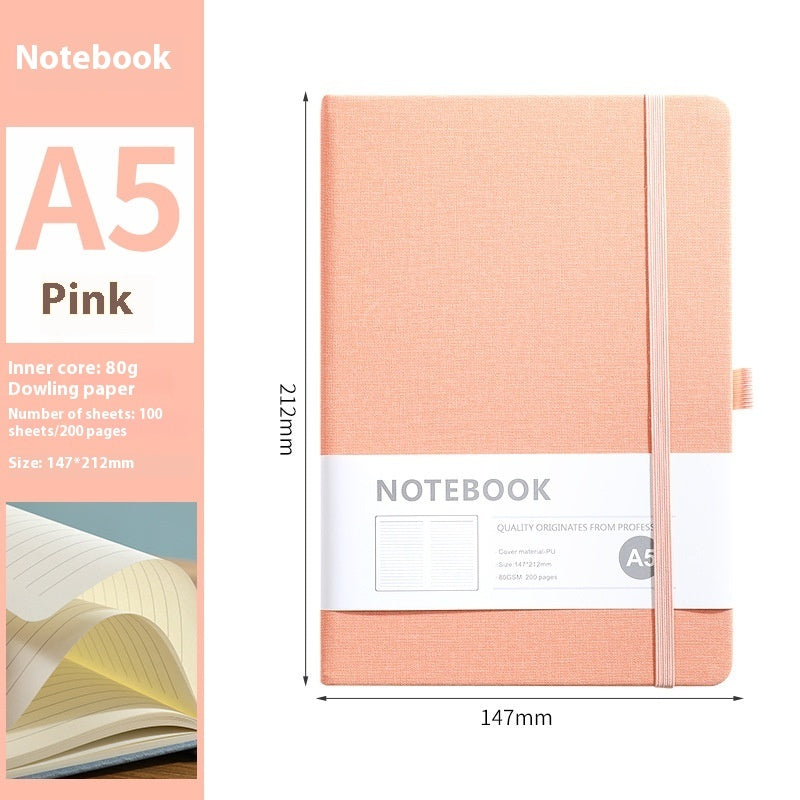 Good-looking A5 Bandage Office Journal Book