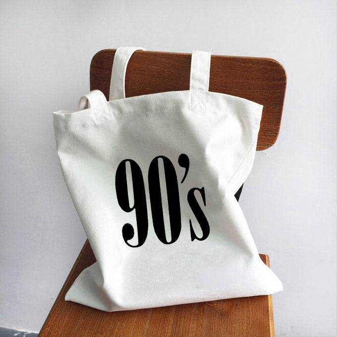 Girl Power Quotes Print Canvas Bag Shoulder