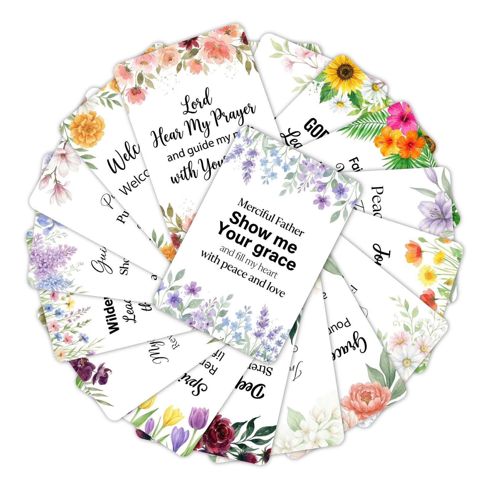 Flower Inspirational Quotes  Gift Decorations Greeting Cards