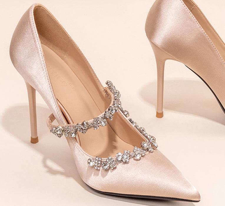 Dopamine Elegant Super Soft Dress High Heels