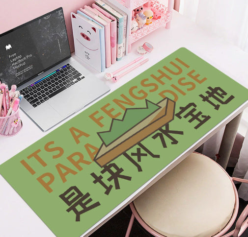 Extra-large Stain-resistant Mouse Pad With Motivational Quotes