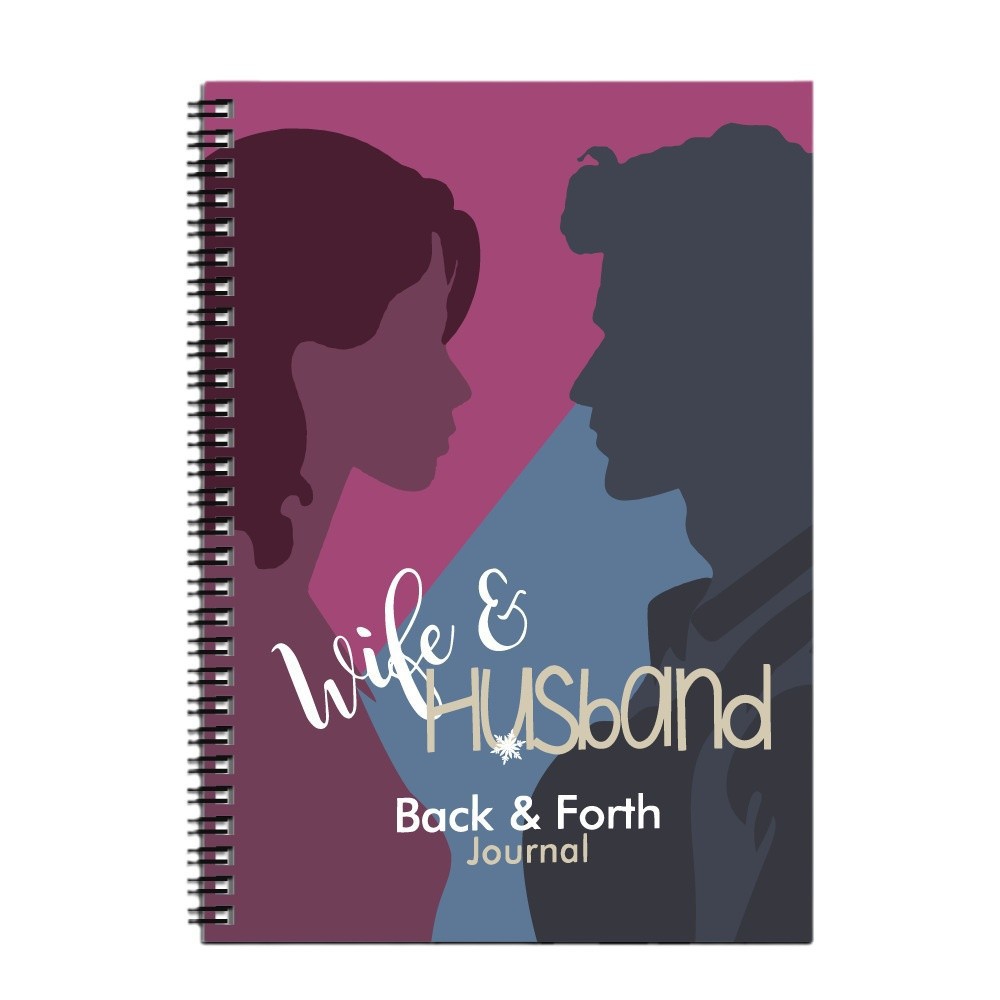 Wife Husband Back Forth Journal Notebook