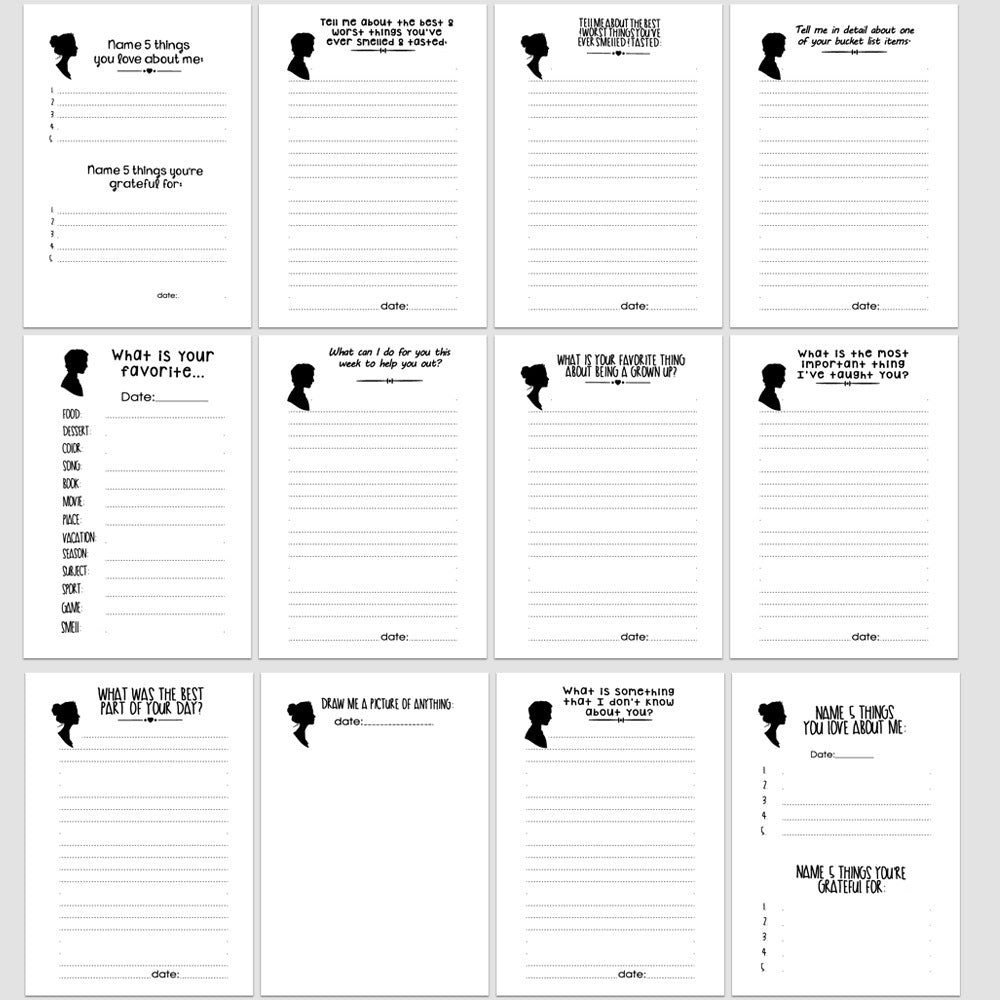 Wife Husband Back Forth Journal Notebook