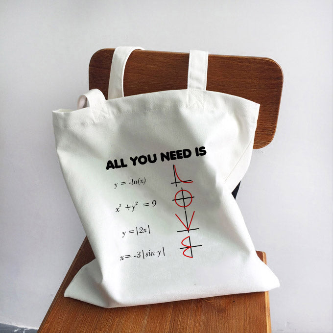 Girl Power Quotes Print Canvas Bag Shoulder