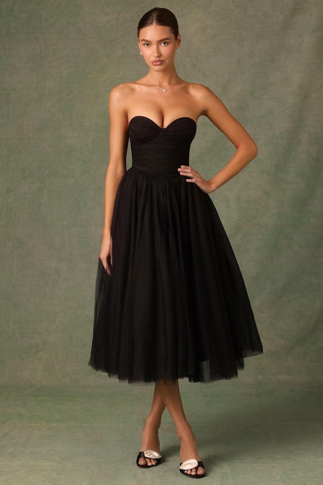 Women's Strapless Tube Top Clothing Dress