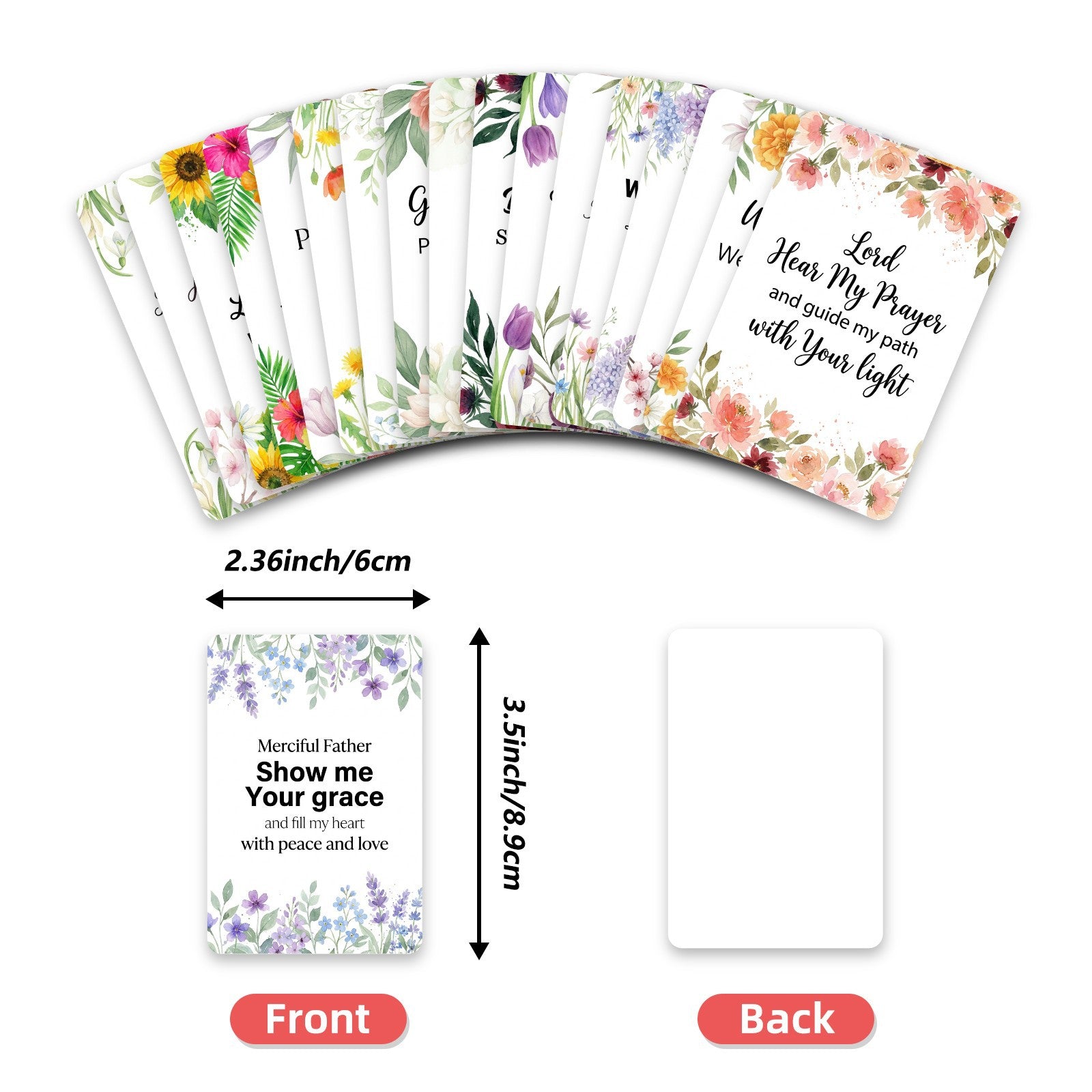 Flower Inspirational Quotes  Gift Decorations Greeting Cards