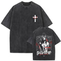 Christian Religious Jesus Forgive Them Father Vintage Washed T-shirt